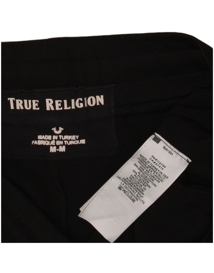 TRUE RELIGION Ženska trenirka Hlače Joggers UK 14 srednje crna
