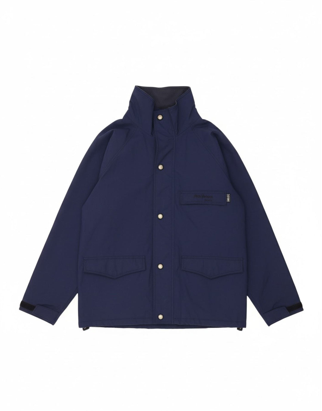 ANZI BESSON Mens Utility Jacket IT 50 Large Navy Blue Polyester