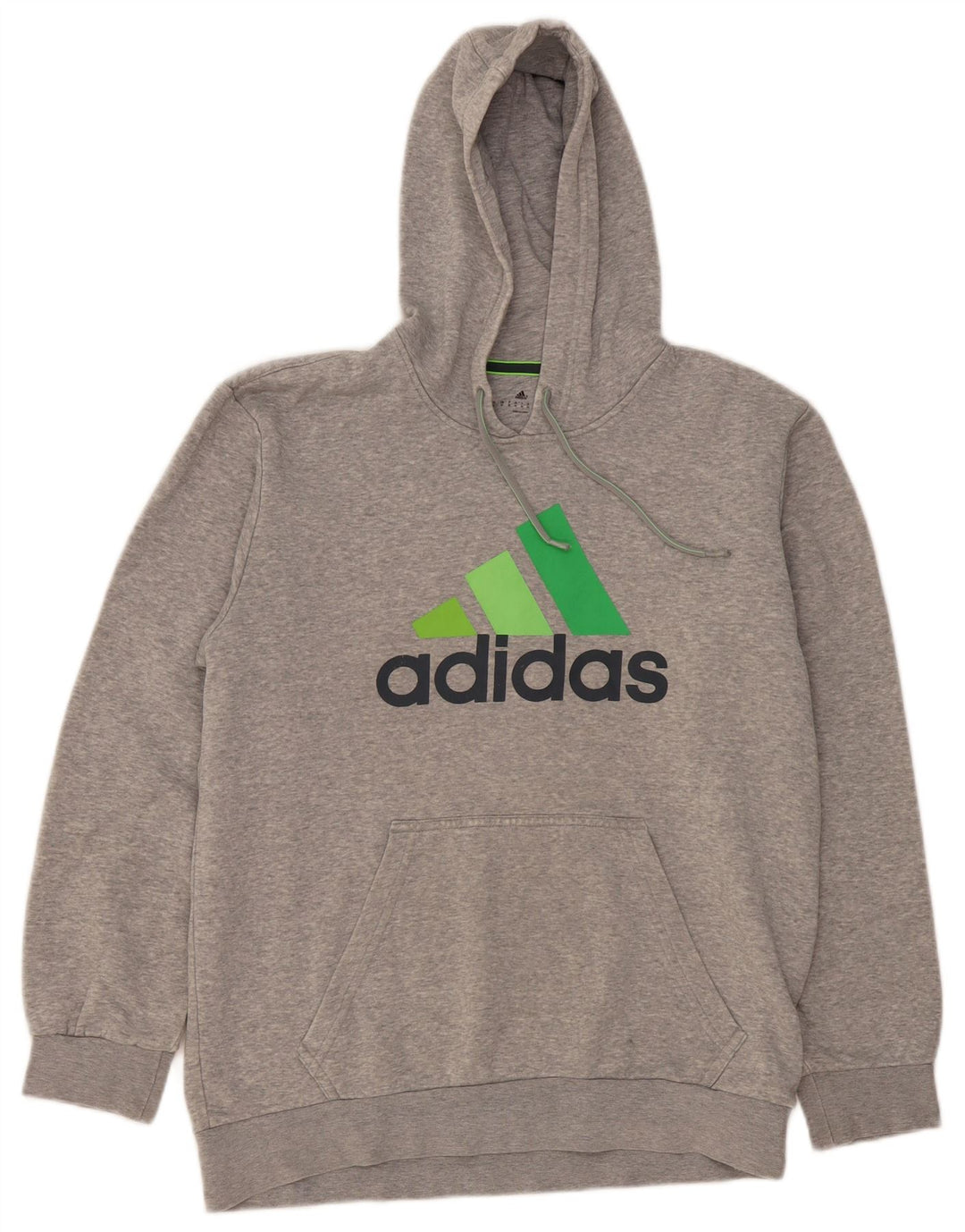 Adidas muška majica s kapuljačom s kapuljačom srednje sive boje