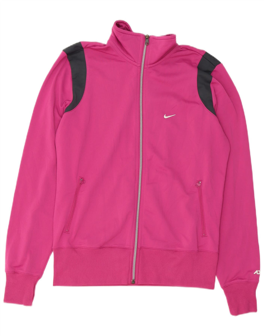 NIKE ženska gornja jakna trenirke UK 16 Large Pink Colourblock Poliester