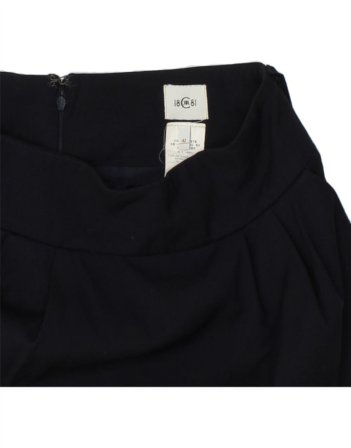 CERRUTI 1881 Womens Bubble Skirt IT 42 Medium W28  Navy Blue Vintage Cerruti 1881 and Second-Hand Cerruti 1881 from Messina Hembry 