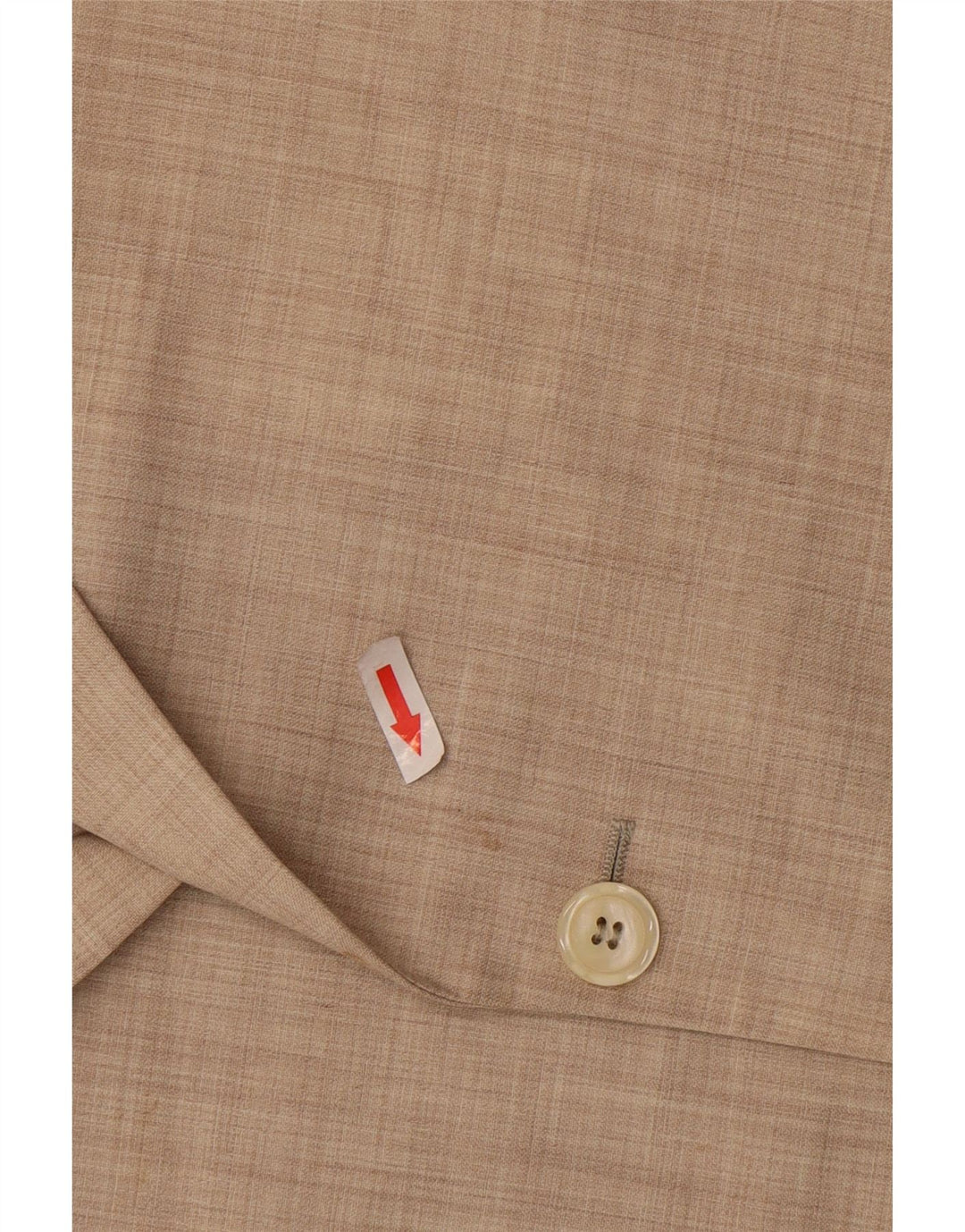 Ravazzolo muška jakna sa 2 gumba IT 46 Mala bež djevičanska vuna