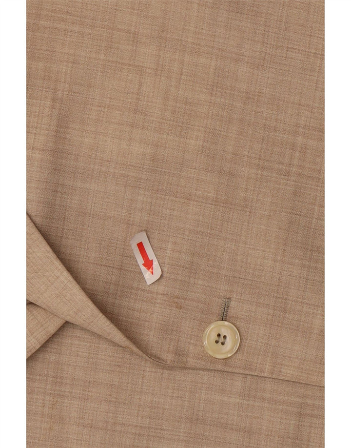 Ravazzolo muška jakna sa 2 gumba IT 46 Mala bež djevičanska vuna