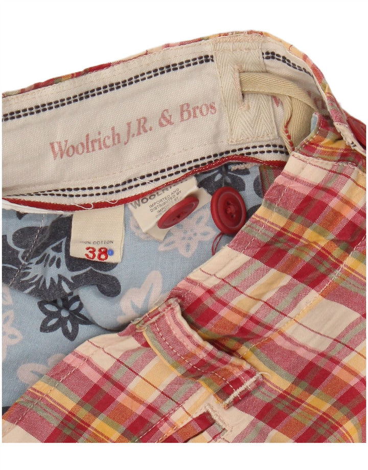 Woolrich Muške chino kratke hlače W38 XL Šareni karirani pamuk