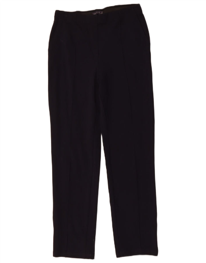 MARKS & SPENCER Ženske chino hlače UK 12 srednje W30 L31 tamnoplava