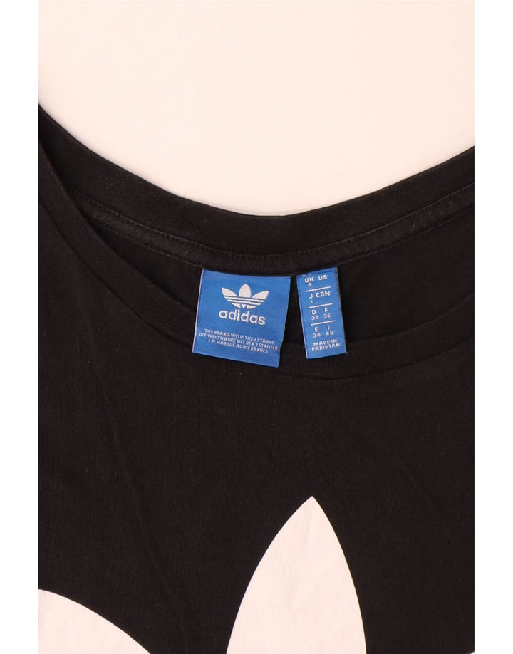 Adidas ženski gornji dio prsluka s grafičkim motivima UK 8, mali crni