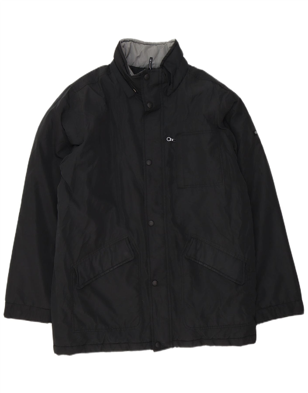 CHAMPION Muška jakna vjetrovka širokog kroja UK 36, mali crni poliester