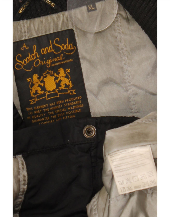 Scotch & Soda muška pomoćna jakna UK 42 XL crni najlon