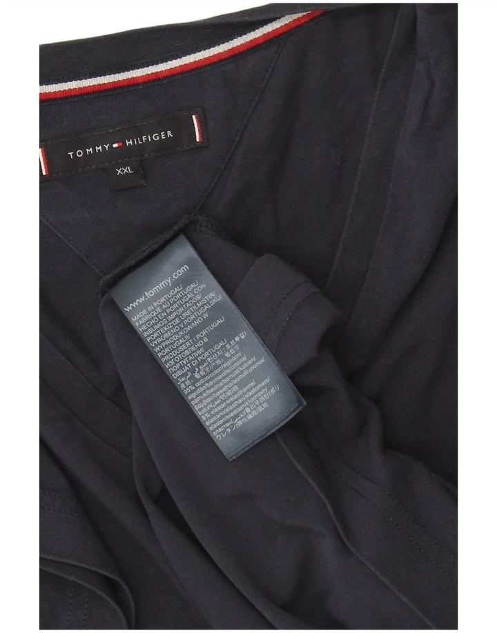 TOMMY HILFIGER Muška majica kratkih rukava 2XL tamnoplavi pamuk