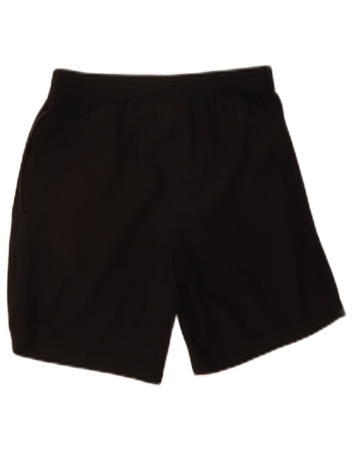 NIKE Boys Dri Fit Graphic Sport Shorts 10-11 Years Medium Black Polyester