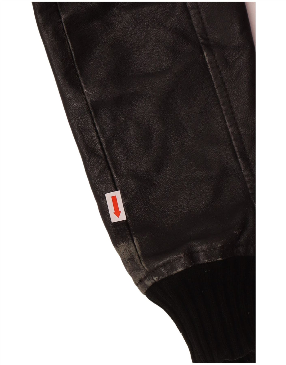 XDYE ženska kožna jakna UK 10 Mala crna kožna biciklistička jakna