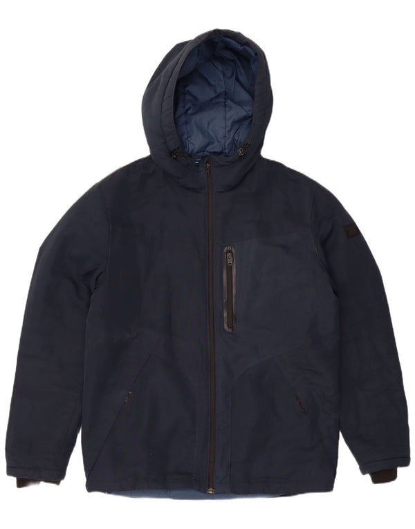 Jack & Jones muška podstavljena jakna s kapuljačom UK 40 velika tamnoplava moderna