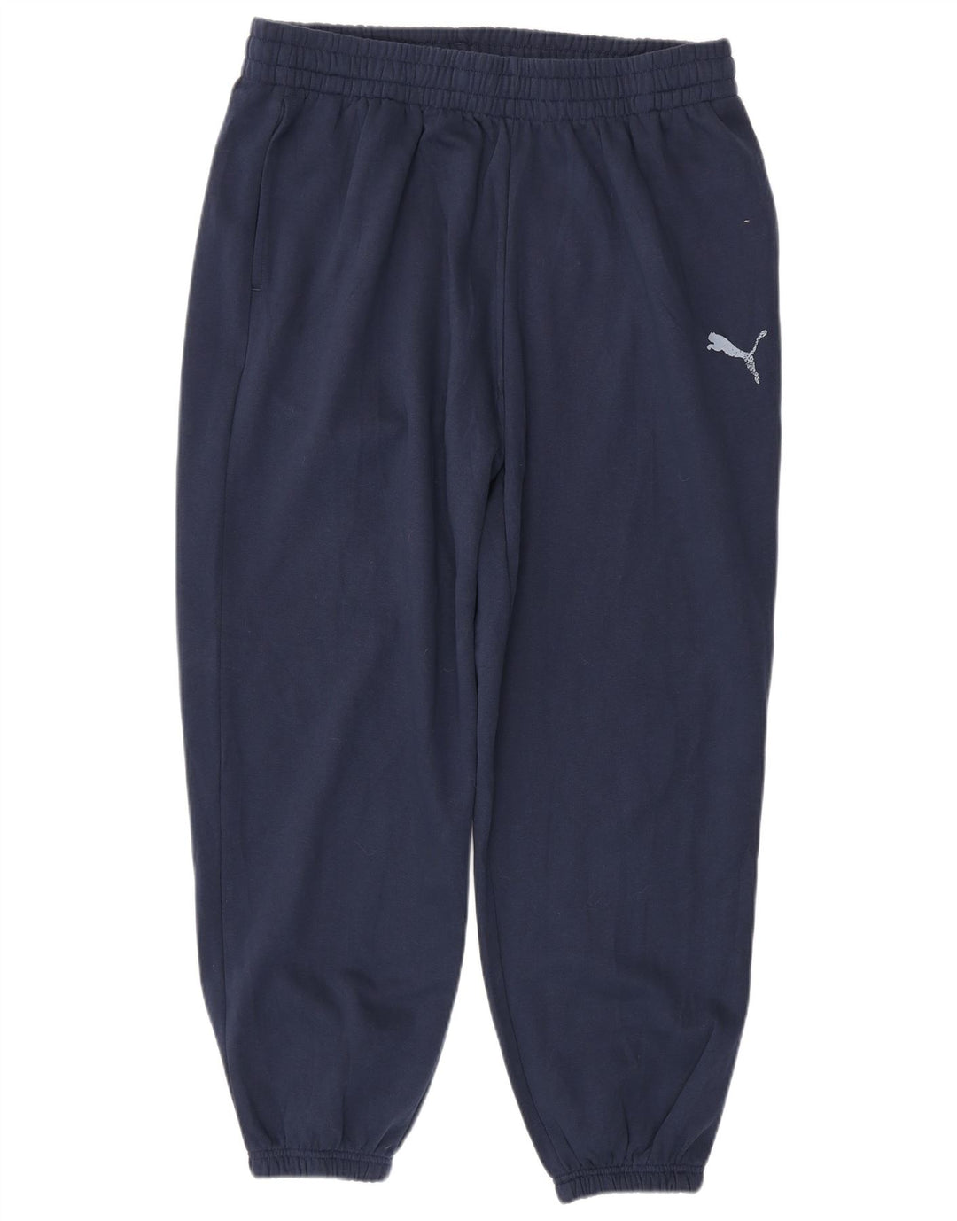 PUMA Ženska trenirka Hlače Joggers UK 18 XL Mornarsko plavi pamuk