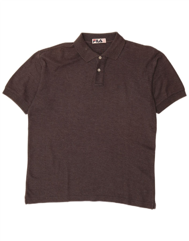 FILA muška polo majica IT 48 srednje smeđi pamuk