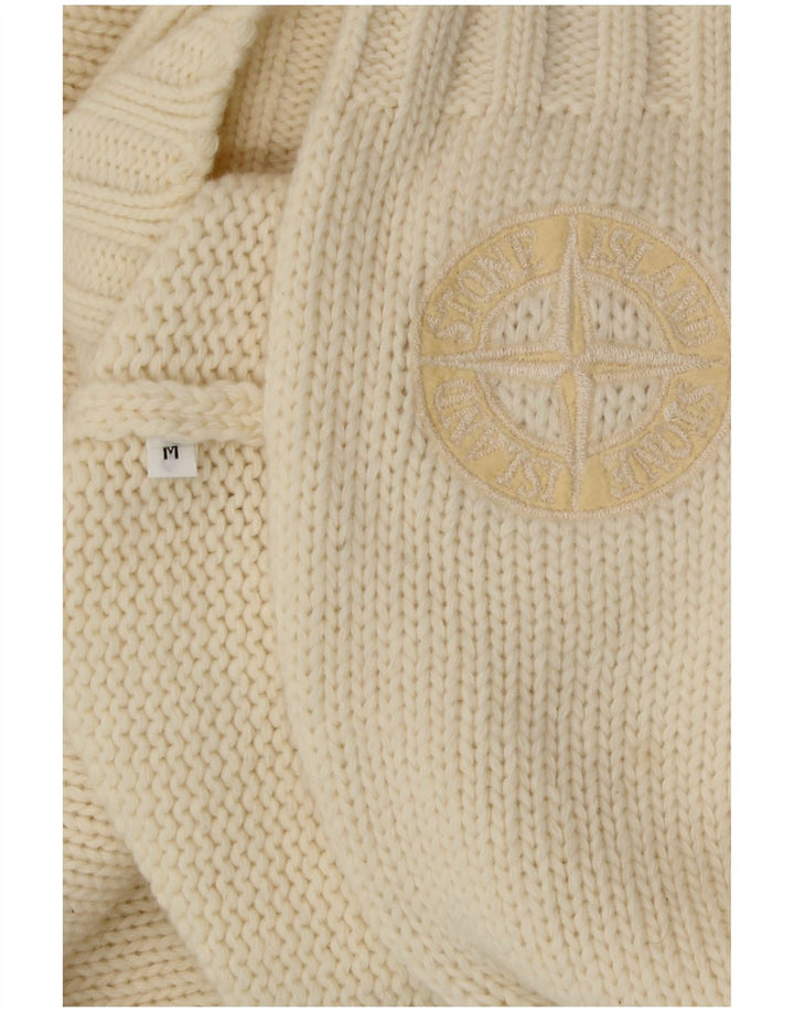 Stone Island muški džemper s V-izrezom srednje bež boje