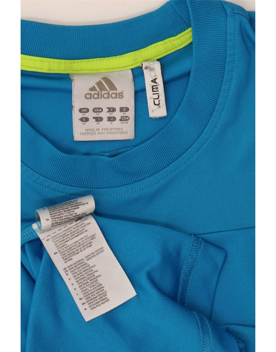 Adidas muška Climacool majica kratkih rukava Srednje plavi poliester