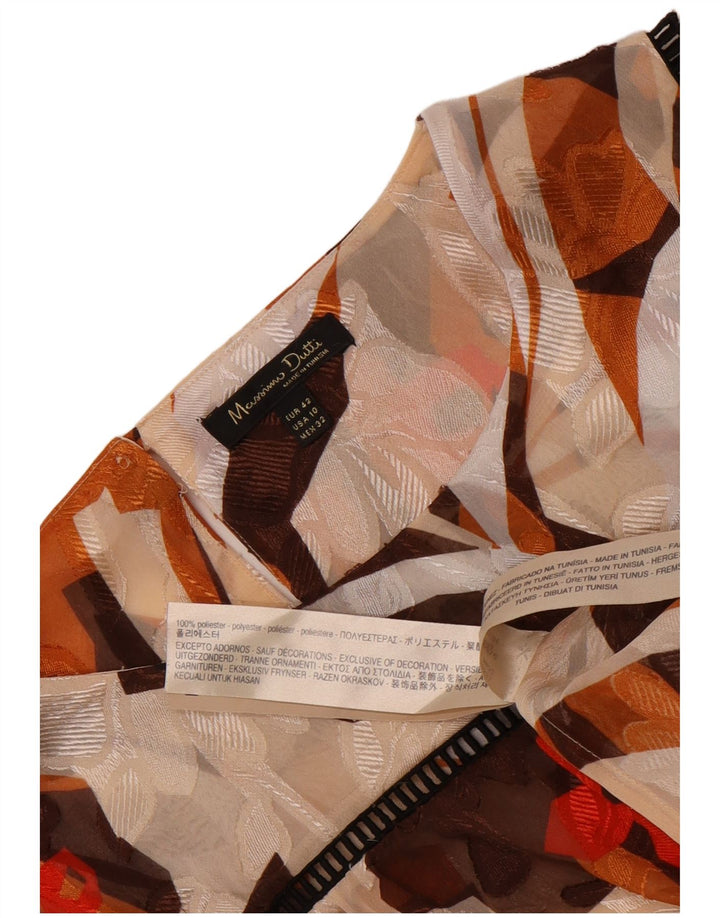Ženska prozirna majica Massimo Dutti EU 42 velika bež cvjetna