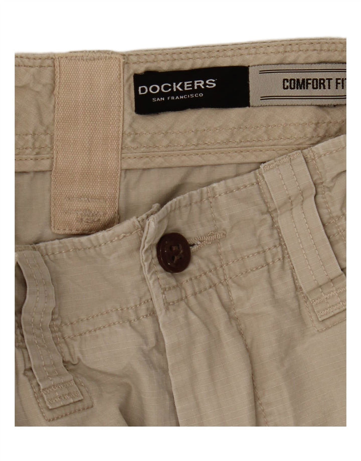 Dockers muške udobne kargo kratke hlače W31, srednje bež pamuk