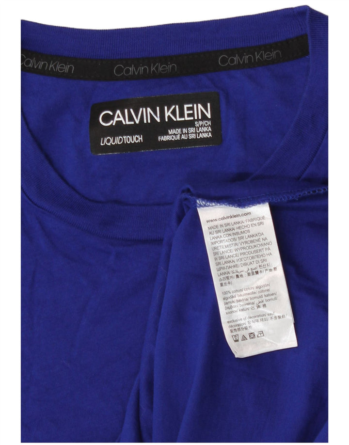 Calvin Klein muška majica kratkih rukava Mala plava pamučna