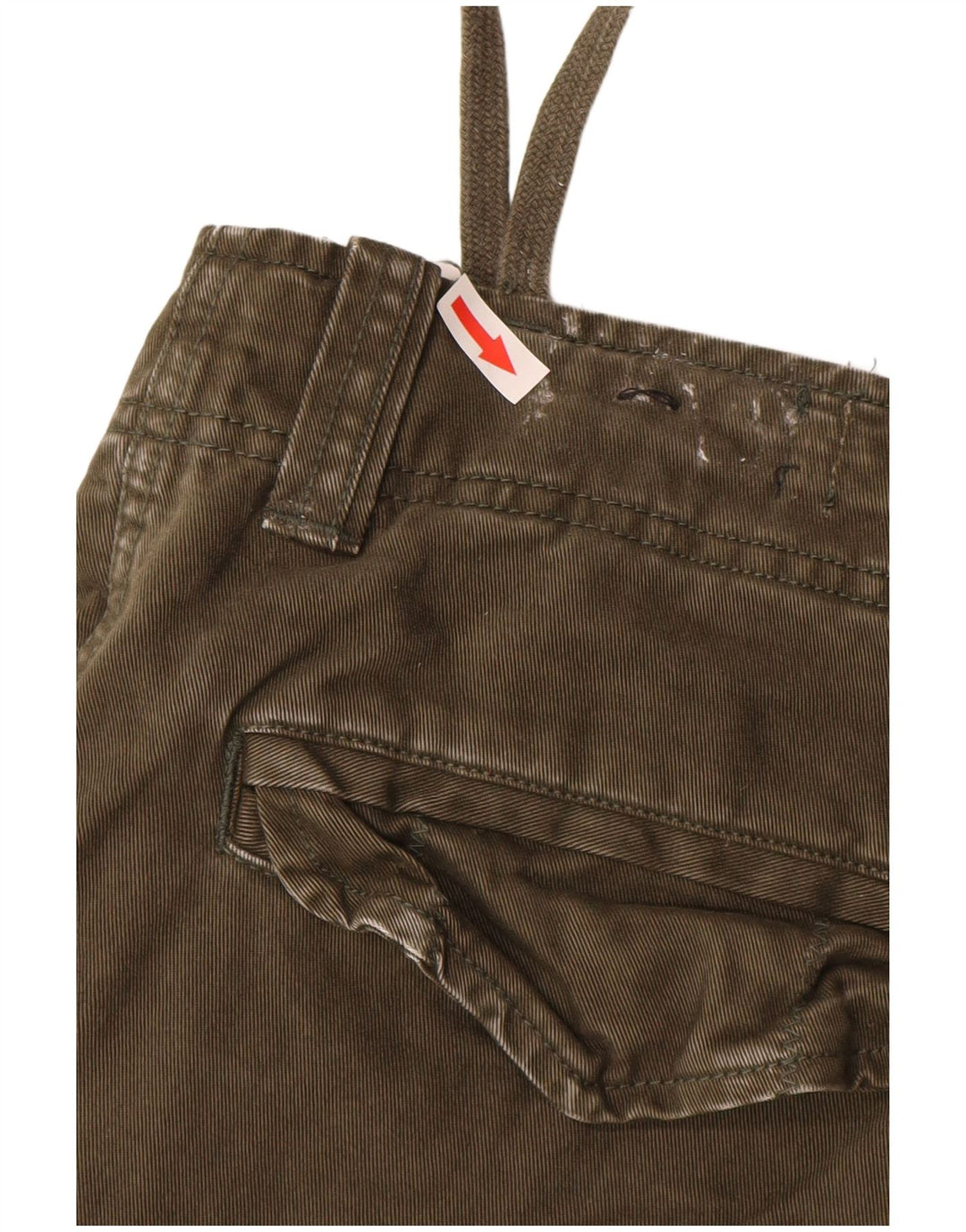 Superdry muške kargo kratke hlače W34 velike boje kaki pamuka