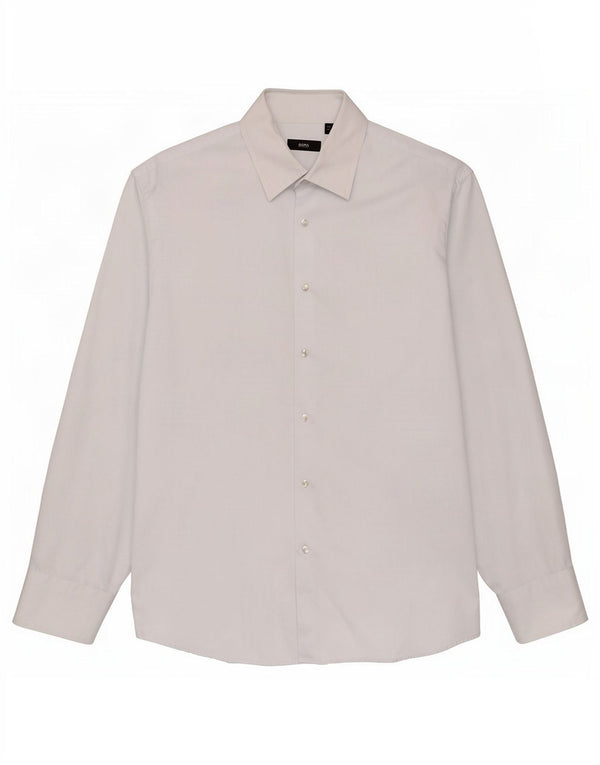 Muška košulja Hugo Boss, veličina 43 17 XL, plavi karirani pamuk