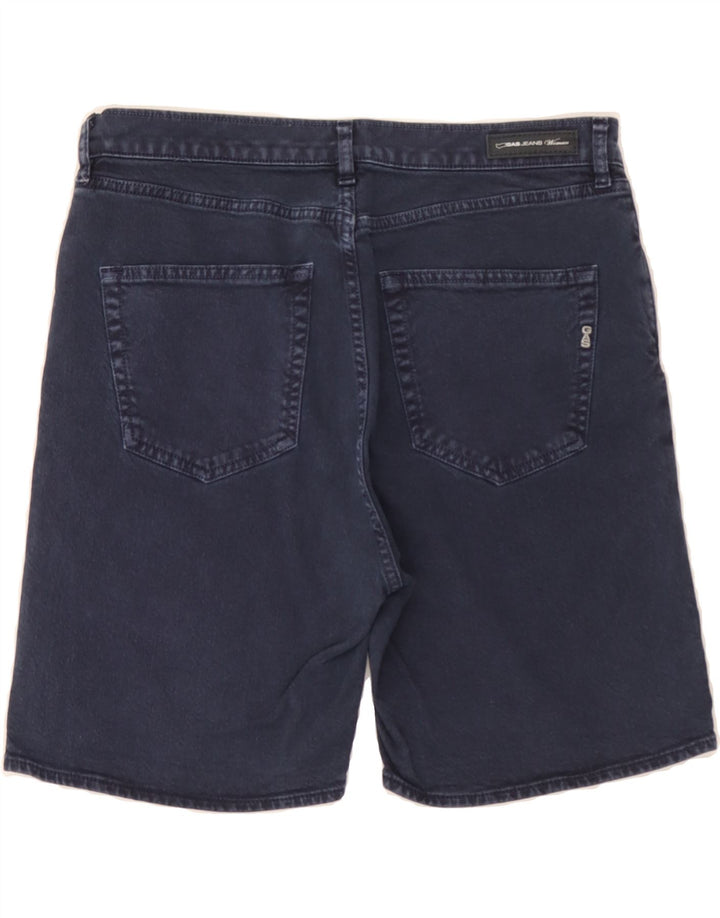 GAS Womens Denim Shorts W27 Small  Navy Blue Cotton Vintage Gas and Second-Hand Gas from Messina Hembry 