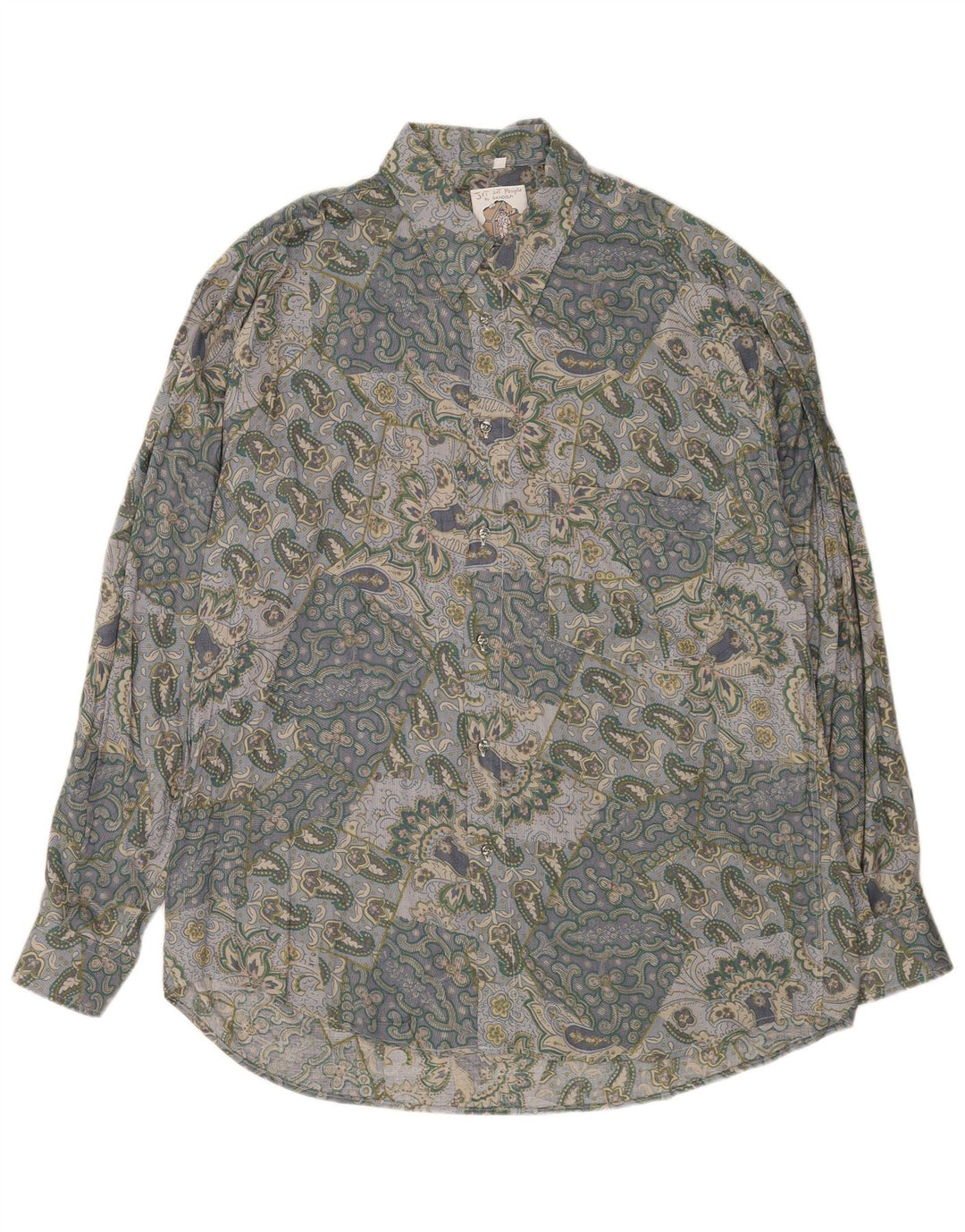 Gandolfi muška košulja XL siva paisley viskoza