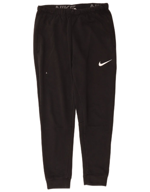 Nike Dri Fit Trenirke Hlače Joggers Srednje crni pamuk