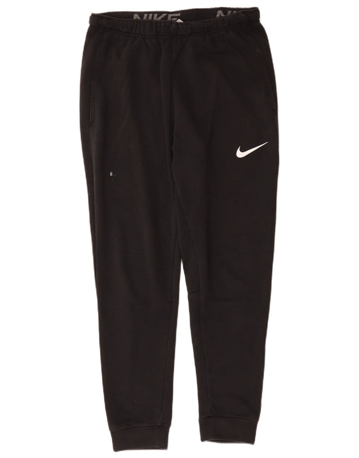 Nike Dri Fit Trenirke Hlače Joggers Srednje crni pamuk