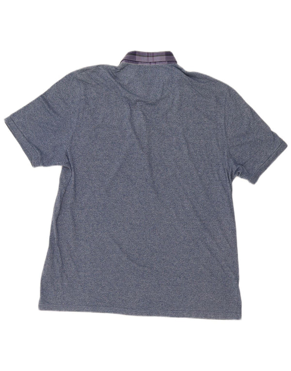 Ted Baker muška polo majica veličina 6 2XL plavi flekasti pamuk