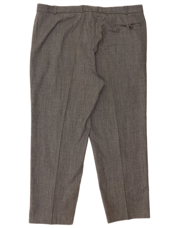 Marks & Spencer muške hlače ravnog odijela St. Michael W40 L29 Siva vunena