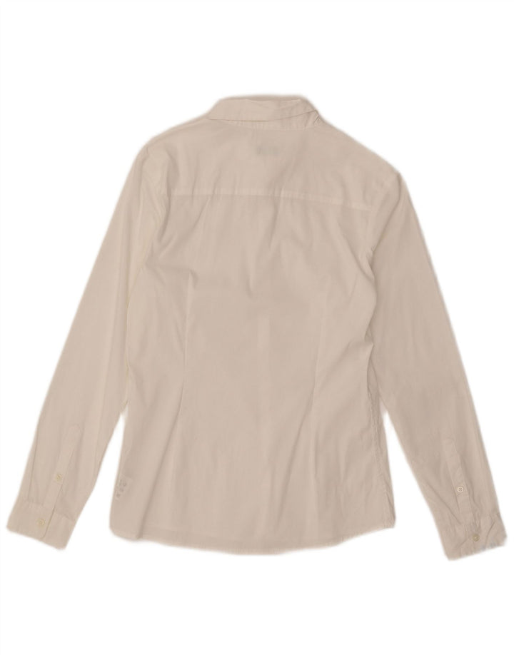 Bijela pamučna majica United Colors of Benetton za dječake 10-11 godina XL