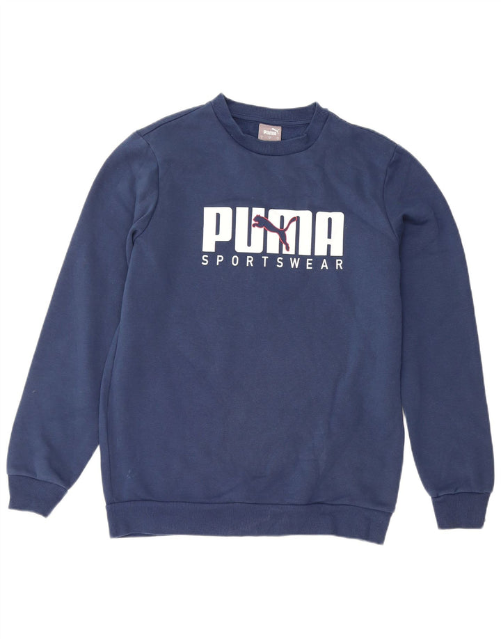 Puma muška majica s grafičkim motivima, mali tamnoplavi pamuk