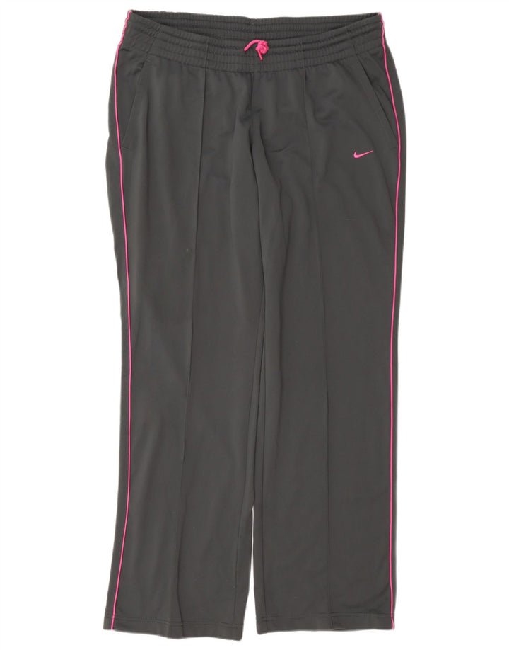 Nike ženske hlače za trenirku UK 16/18 veliki sivi poliester
