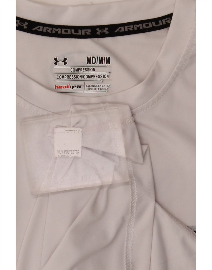 Under Armour muška majica Heat Gear Graphic T-Shirt Top Srednji bijeli poliester