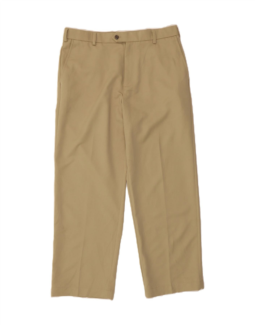 IZOD Mens Golf Straight Suit Trousers W34 L30 Beige Polyester Vintage Izod and Second-Hand Izod from Messina Hembry 