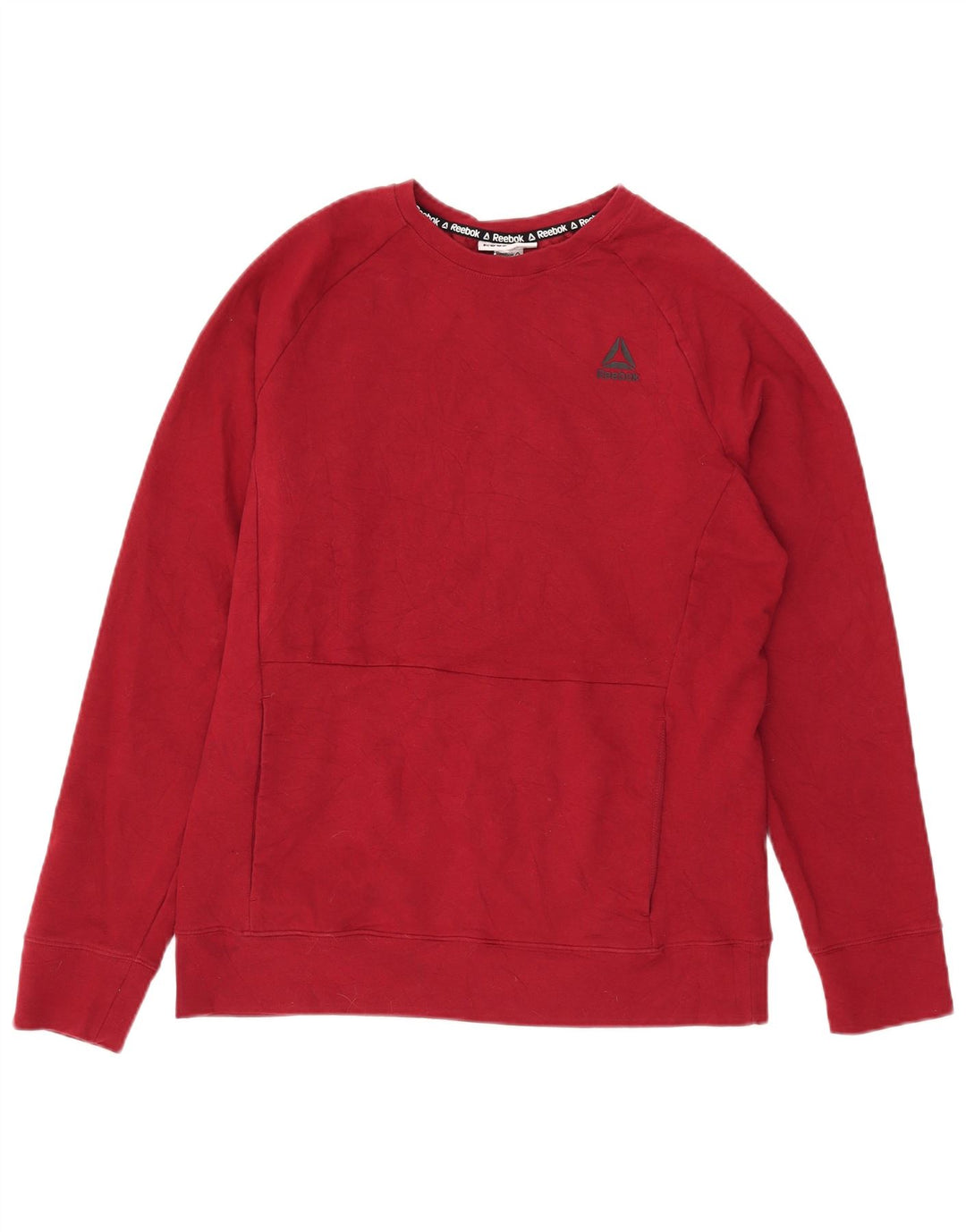 Reebok muška majica s kratkim rukavima Srednje crveni pamuk