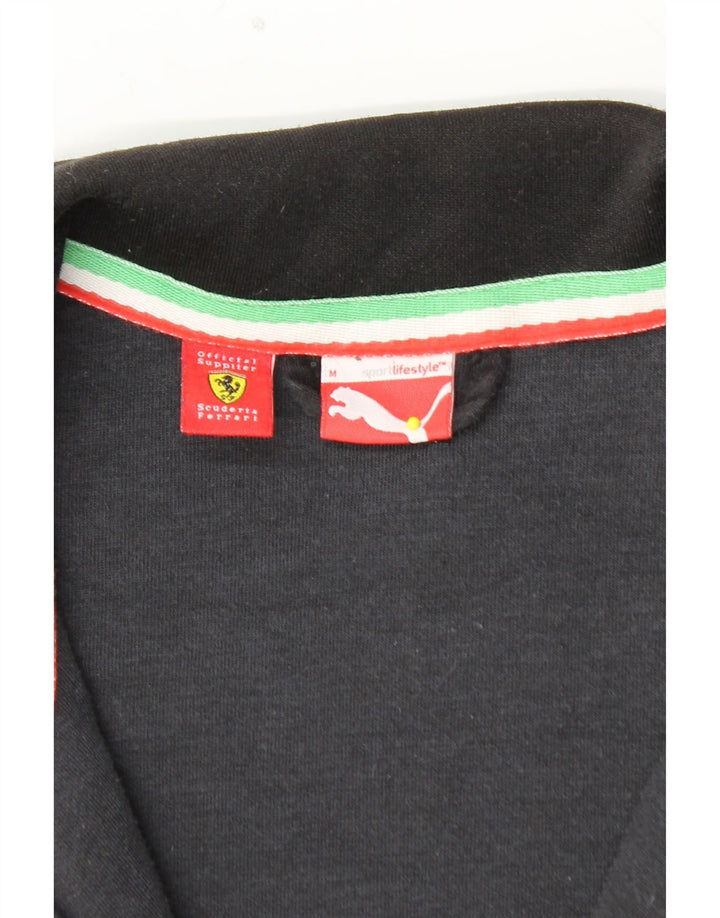 PUMA ženska gornja jakna Ferrari trenirke UK 14 srednje crne pruge