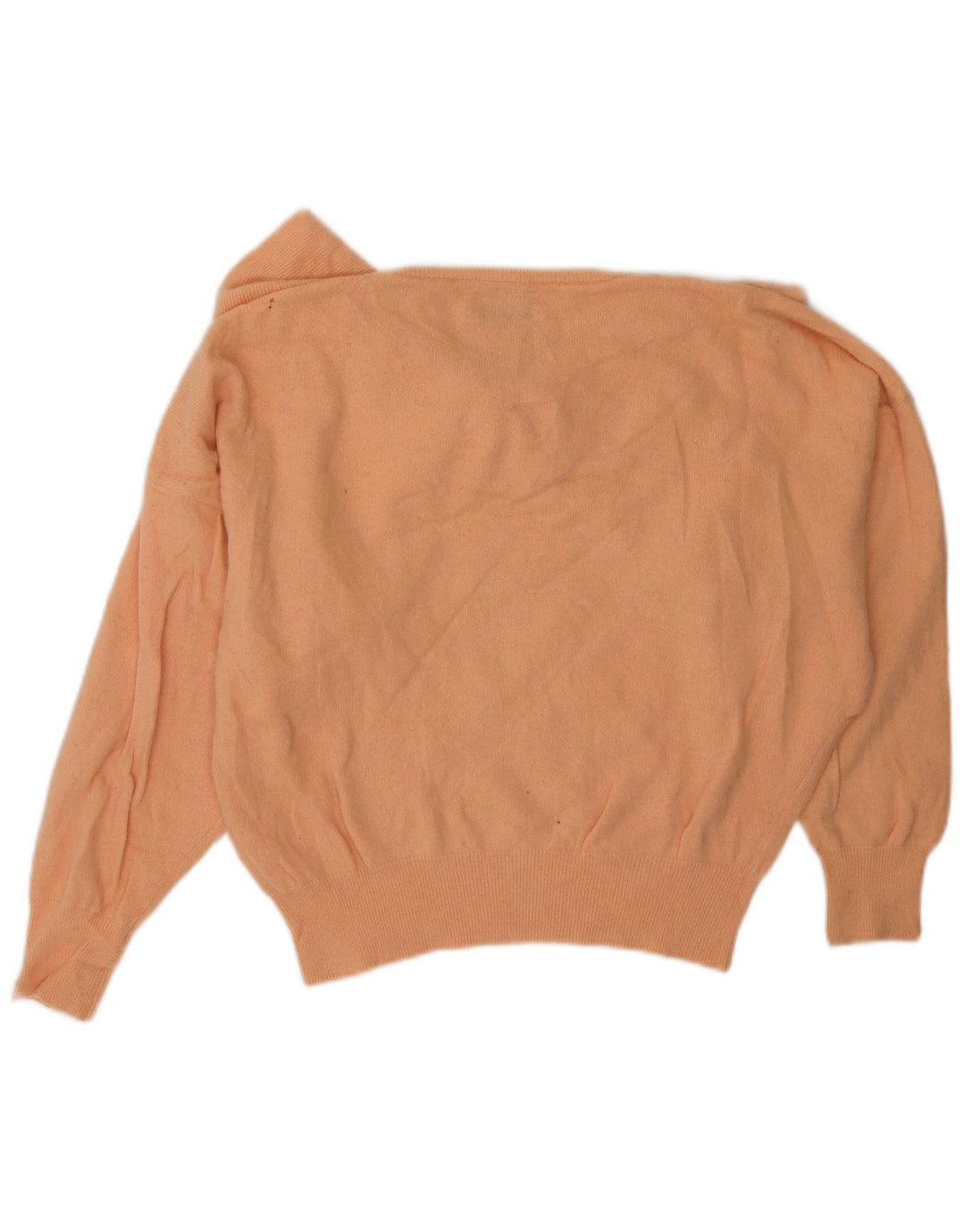 BENETTON ženski pulover s kratkim izrezom UK 12 srednje ružičasta