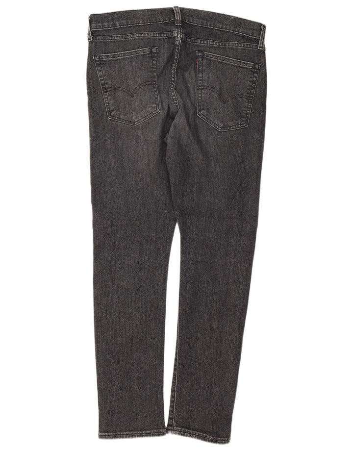 Levi's muške uske traperice W36 L32 sivi pamuk