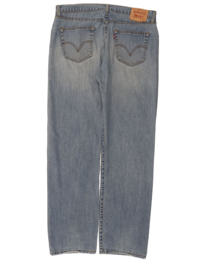 Levi's muške ravne traperice W38 L34 plavi pamuk