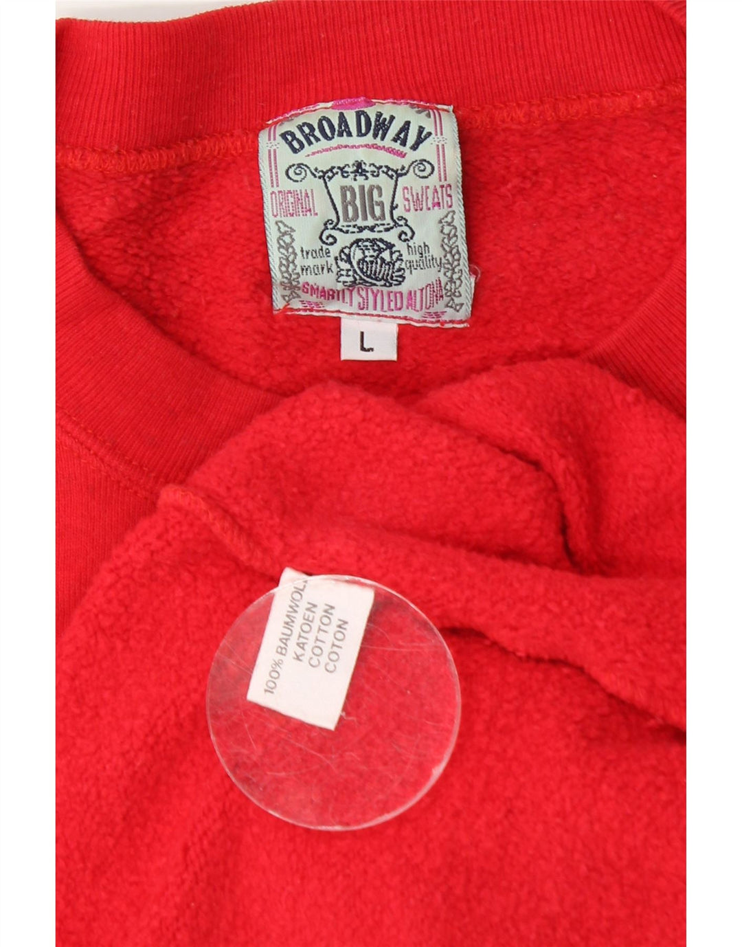 Broadway muški džemper veliki crveni pamuk