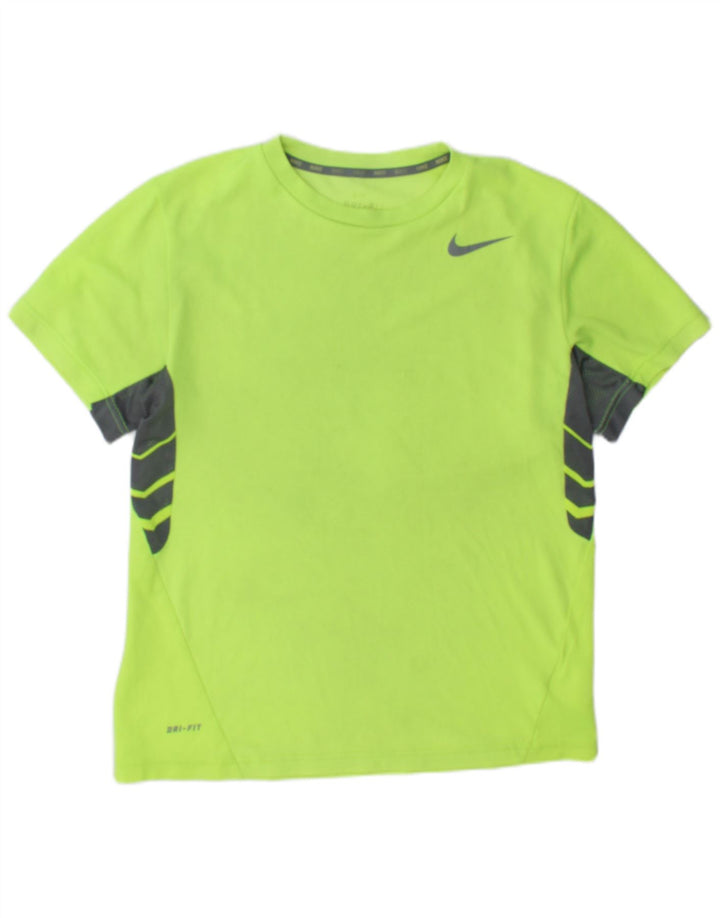 Nike Dri Fit T-Shirt Top srednje zelene boje od poliestera