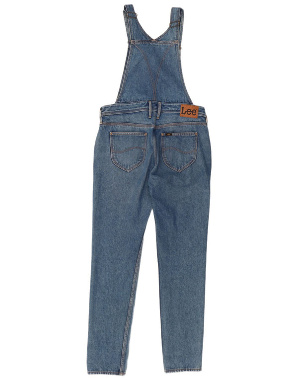 LEE Ženske uske traperice opuštenog kroja W34 L31 plavi pamuk