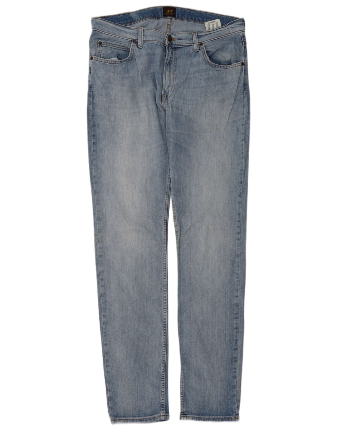 Lee Mens Rider Slim Jeans W34 L34 Plavi pamuk