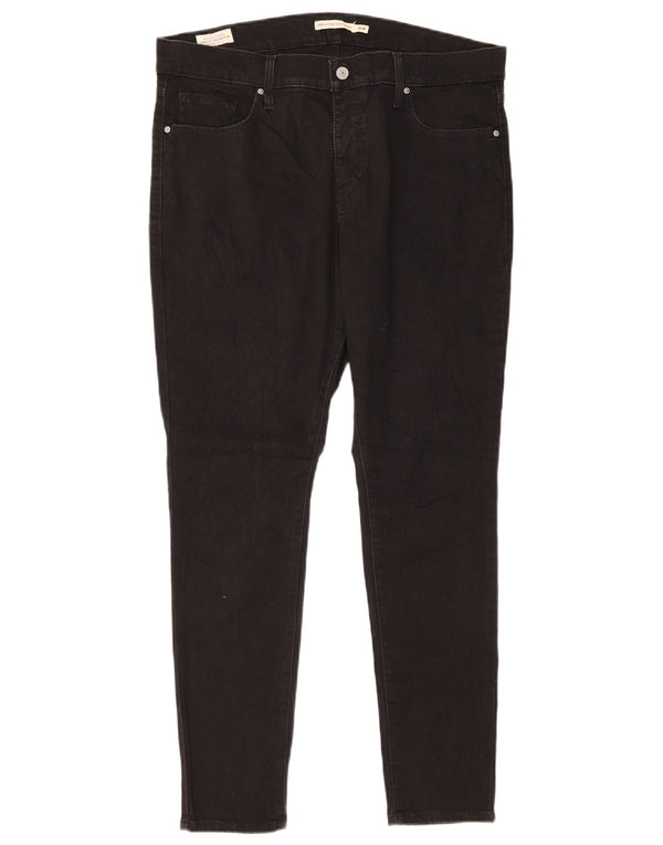 Levi's ženske uske traperice visokog struka 310 US 16 2XL W34 L30 crne