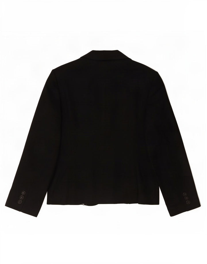 Marks & Spencer ženski sako sa 5 gumba UK 18 XL crni poliester