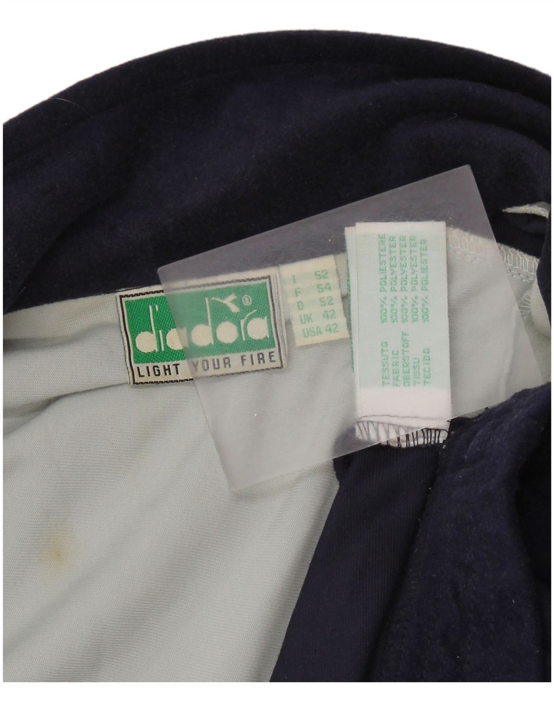 DIADORA Muška gornja jakna trenirke UK 42 Veliki raznobojni blok u boji