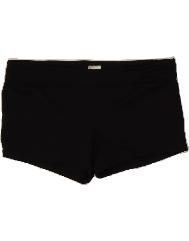 MOSSIMO Womens Sport Shorts UK 14 Large  Black Nylon Vintage Mossimo and Second-Hand Mossimo from Messina Hembry 