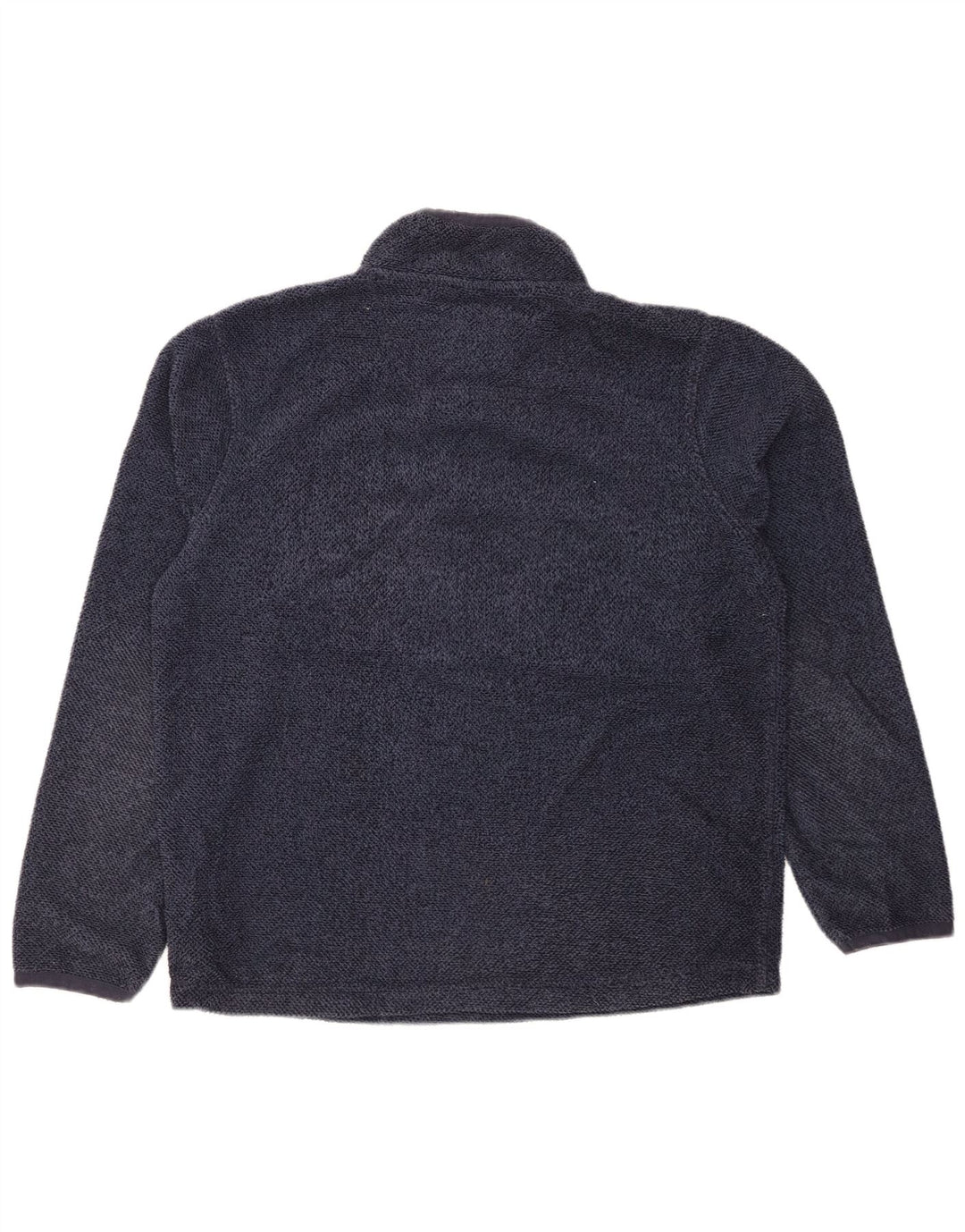 WEIRD FISH Muška majica s izrezom s patentnim zatvaračem Veliki tamnoplavi poliester